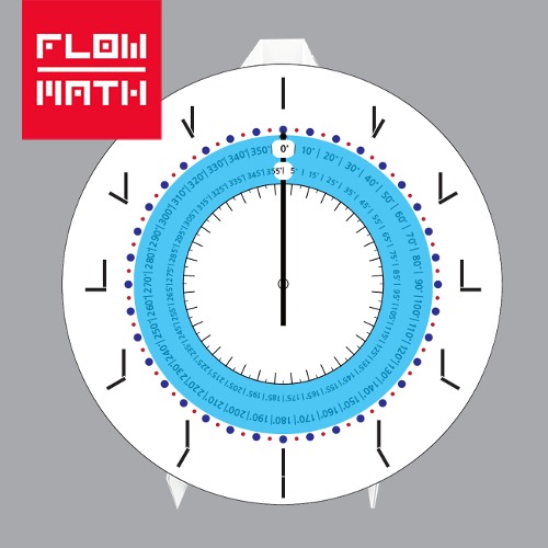 플로우수학교구- 각도기 시계 만들기 (30인용)